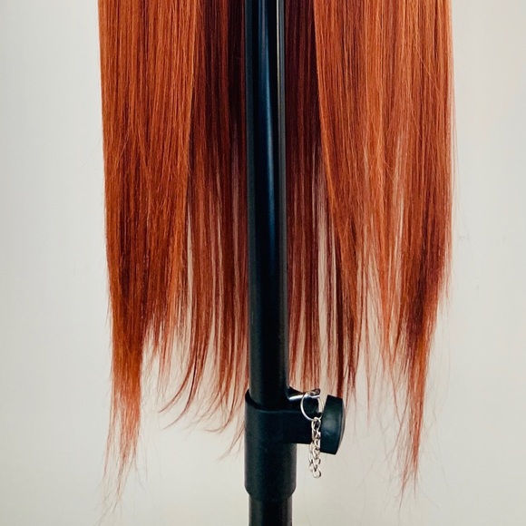 Very Pretty Gorgeous Deep Copper 36” Premium Fiber Lace Front Wig 🧡 - Picture 8 of 12